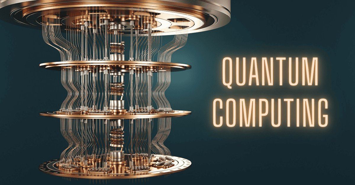 Render van een quantumcomputer